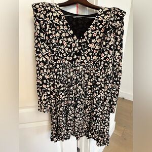 Zara flower black with cream color Sz xl